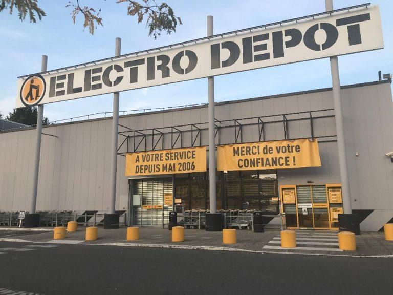 Enseigne lumineuse electro depot