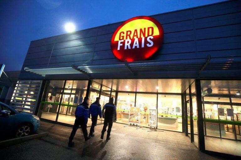 Enseigne lumineuse grand frais